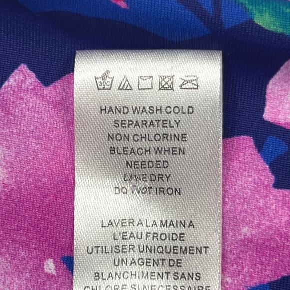 Tommy Bahama Size M Bougainvillea Split-Neck Ruffle Spa Dress Swim Cover-Up - Picture 8 of 9